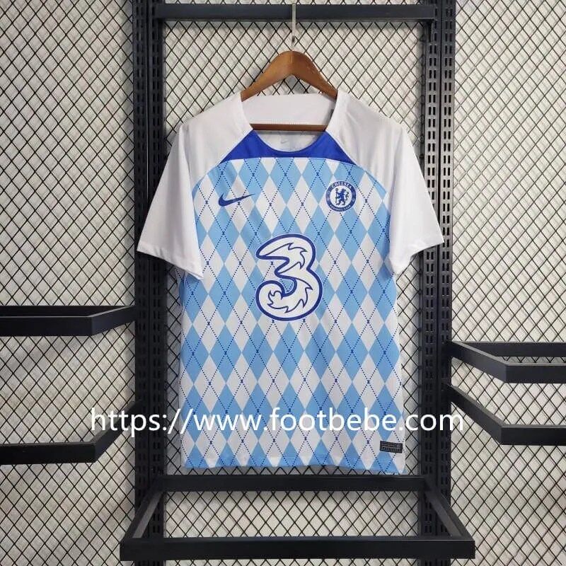 Maillot Chelsea 2023 2024 Pre Match Blanc