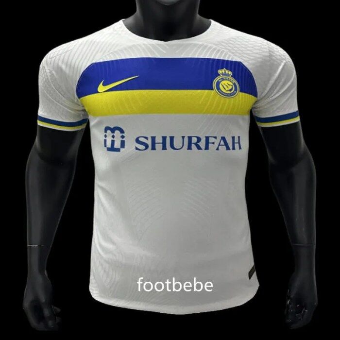 Maillot Match Al Nassr Entra Nement Blanc Footbebe