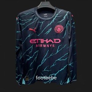 Maillot Manchester City 2023 2024 exterieur Blanc - Footbebe