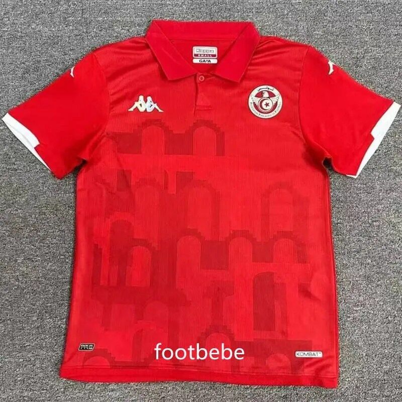 Maillot Tunisie CAN 2023 2024 domicile rouge