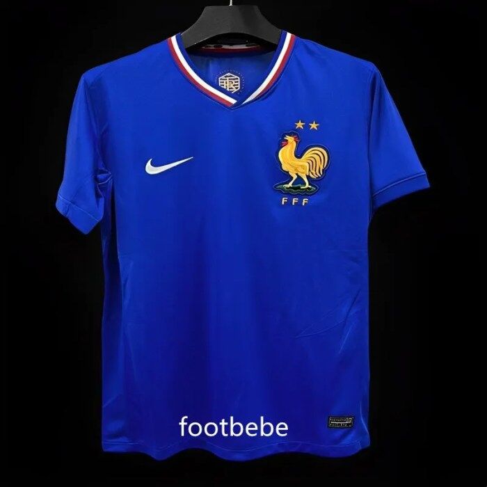 Maillot France Euro 2024 domicile bleu - Footbebe