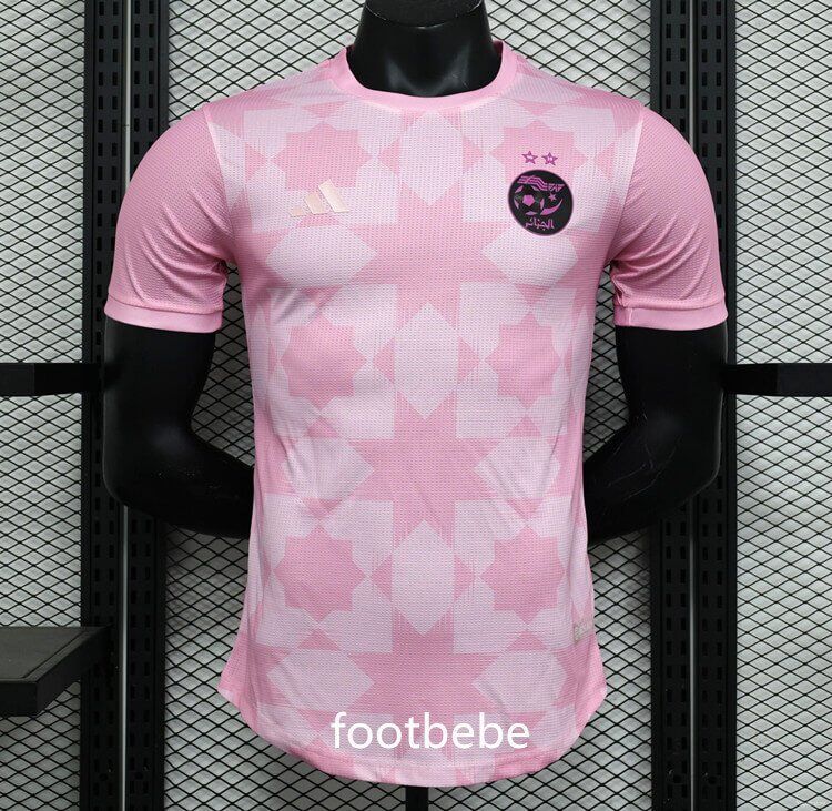 Maillot Algérie 2025 2026 spéciale Rose - KKgool Maillot Maillot Algérie 2025 2026 spéciale Rose - KKgool Maillot